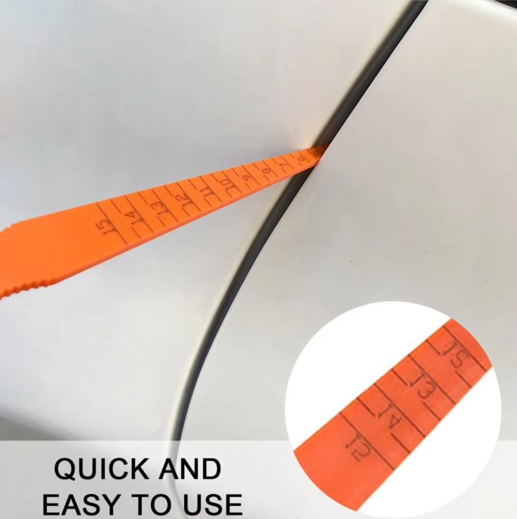Car Alignment Door Feeler Body Metric Auto Moulding Mesure Inch Measuring Ruler Inspection Tools Gauge Taper Panel Tool