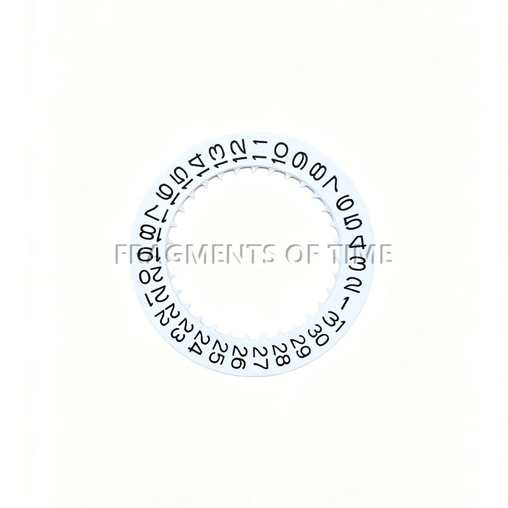 NH34 NH35 Movement Calendar Disc Replacement Parts, 3 Digit & 6 Digit Design In White And Black Tone