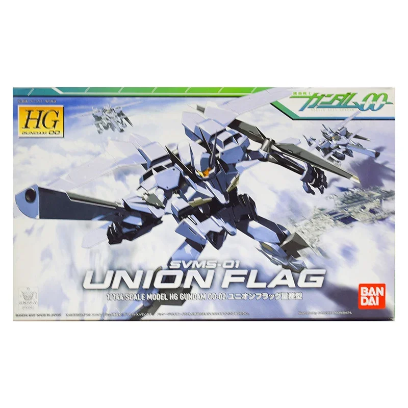 GENUINE BANDAI GUNDAM MODEL KIT ANIME FIGURE HG 1/144 UNION FLAG SVMS-01 ACTION TOY FIGURES CHRISTMAS GIFTS MOBILE SUIT