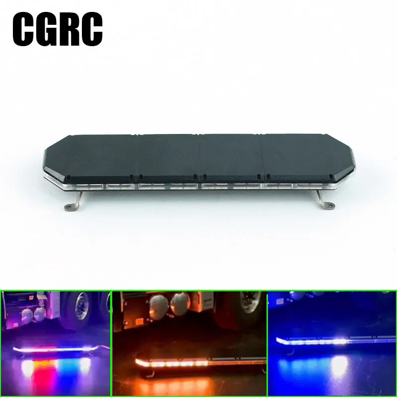 

LED Engineering Flashing Light RGB Warning Lamp for 1/10 RC Car TRX4 1/14 TAMIYA Truck Scania R620 Actros MAN TGX Trailer Parts