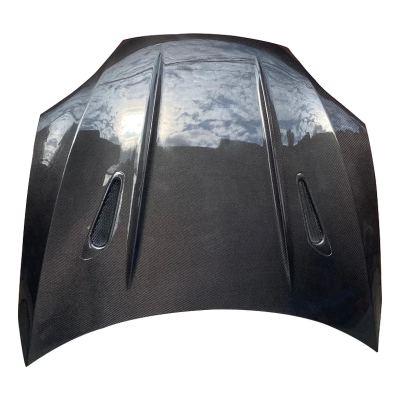 Carbon Fiber Front Cover Hood Body Kits For  Model s   Engine