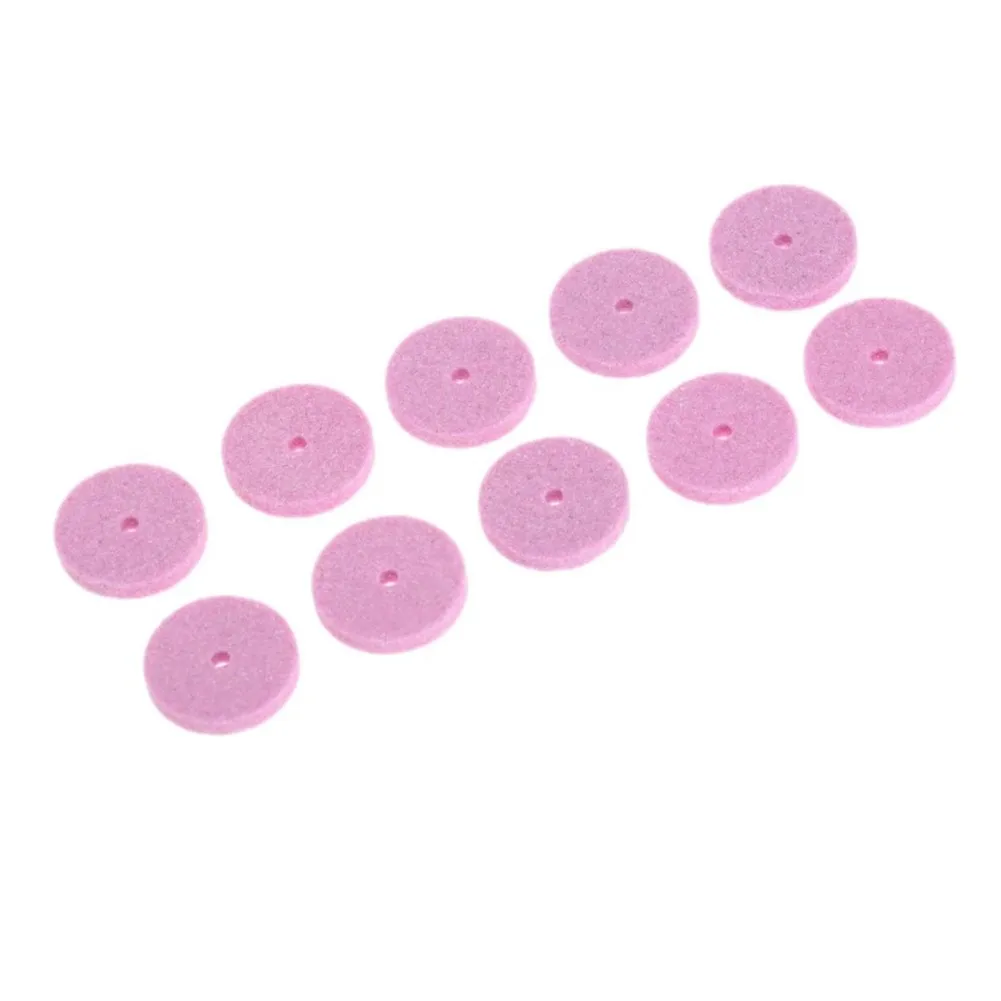 10 buah roda gerinda 20mm, untuk bor gerinda Buffing roda poles terpasang batu praktis untuk digunakan