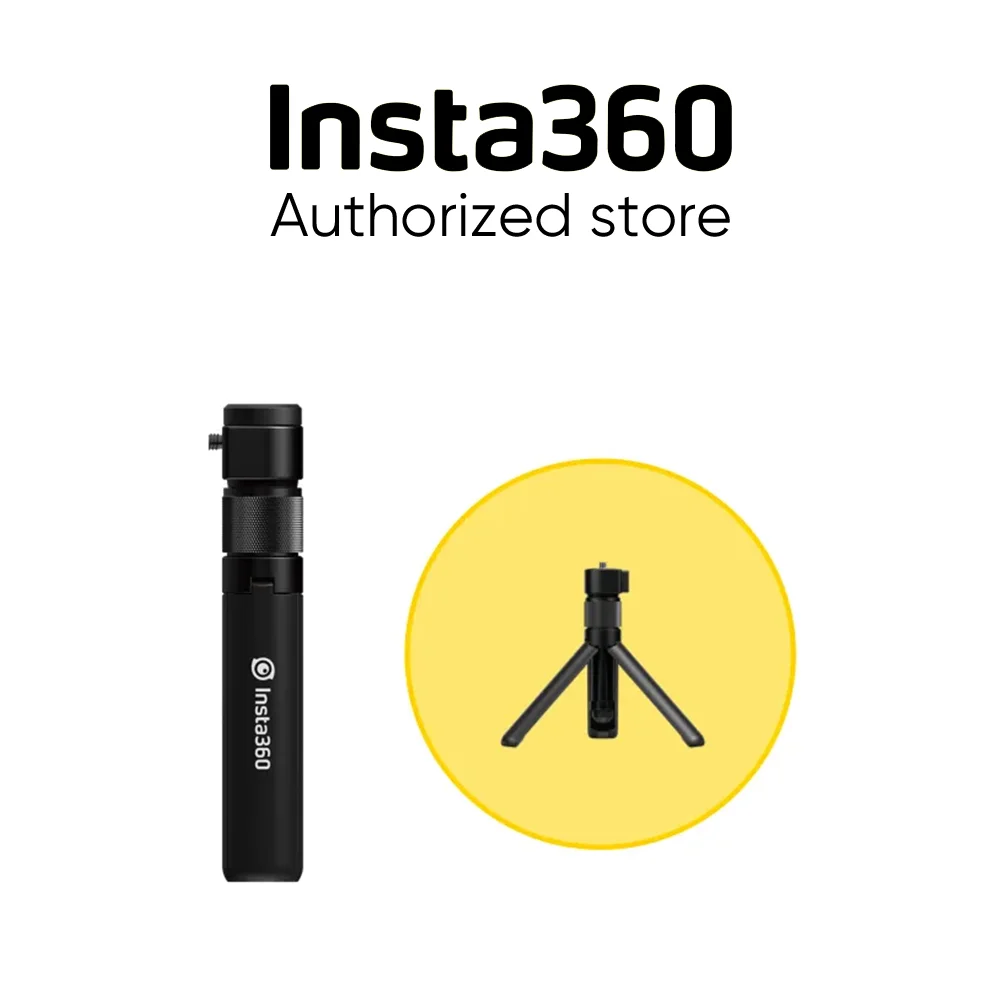 Officiële En Originele Insta360 Bullet Time Kit, Die Ook Dienst Doet Als Tafelstatief En Een Selfiestick-Handgreep Om Met Je Camera Te Zwaaien