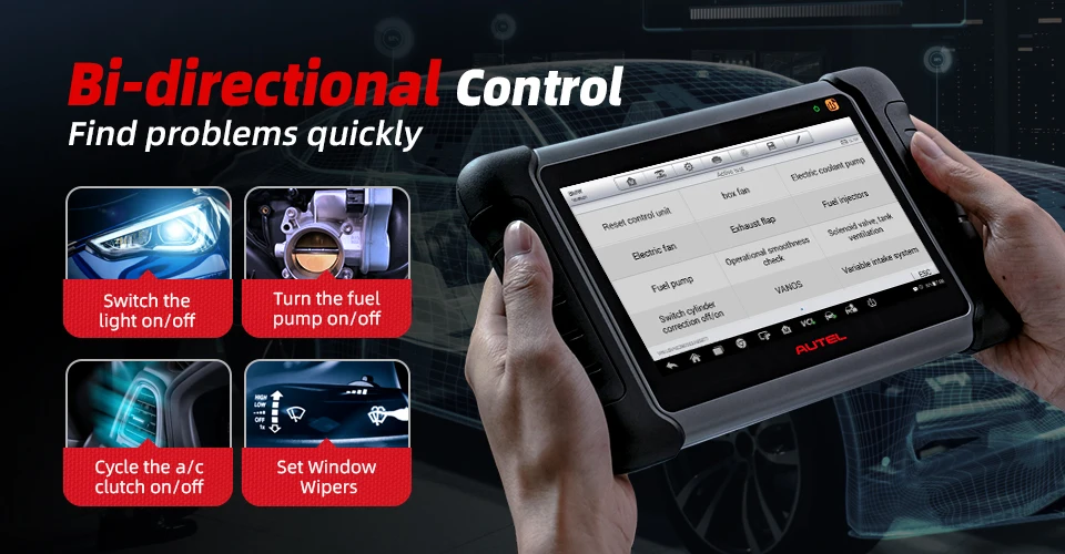 Newest Autel MK808S Pro OBD2 Scanner Bi-directional Diagnostic Tools All System Code Reader PK MK808BT MX808S
