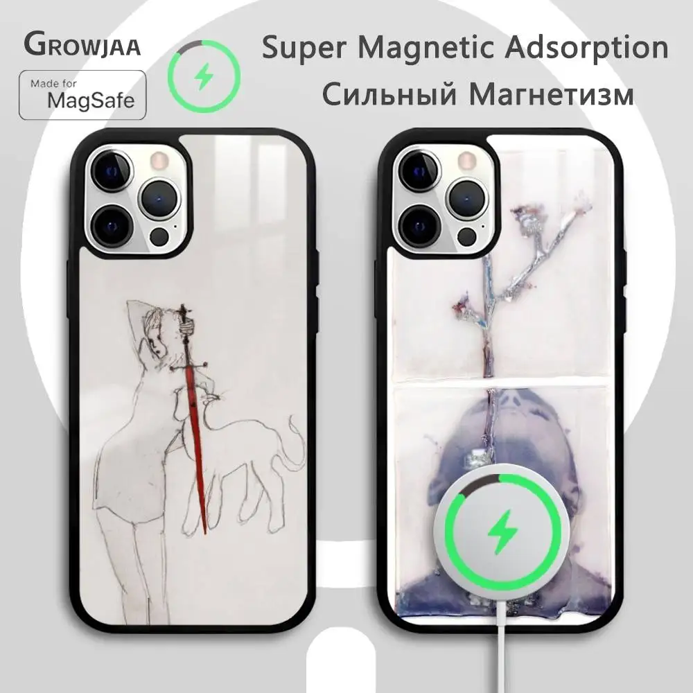 

Ins Random Red Arrow Cartoon Phone Case For IPhone 17 16 15 14 13 12 11 Pro Max Plus Mini Mirror Wireless Magnetic Funda