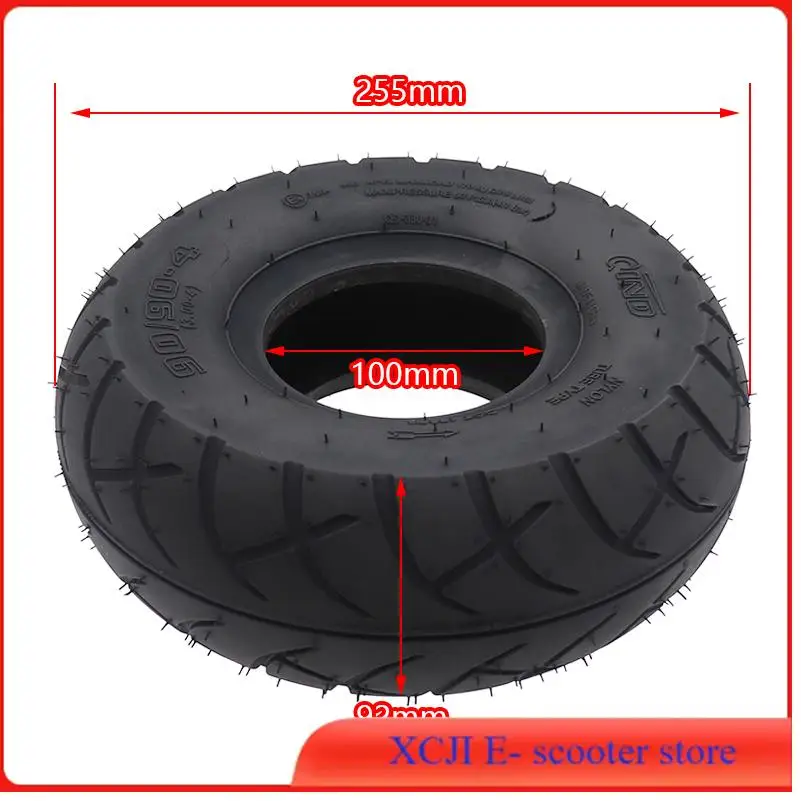 Scooter de gasolina Scooter neumáticos interiores y exteriores 90/90-4 (3,00-4) neumáticos eléctricos de diez pulgadas