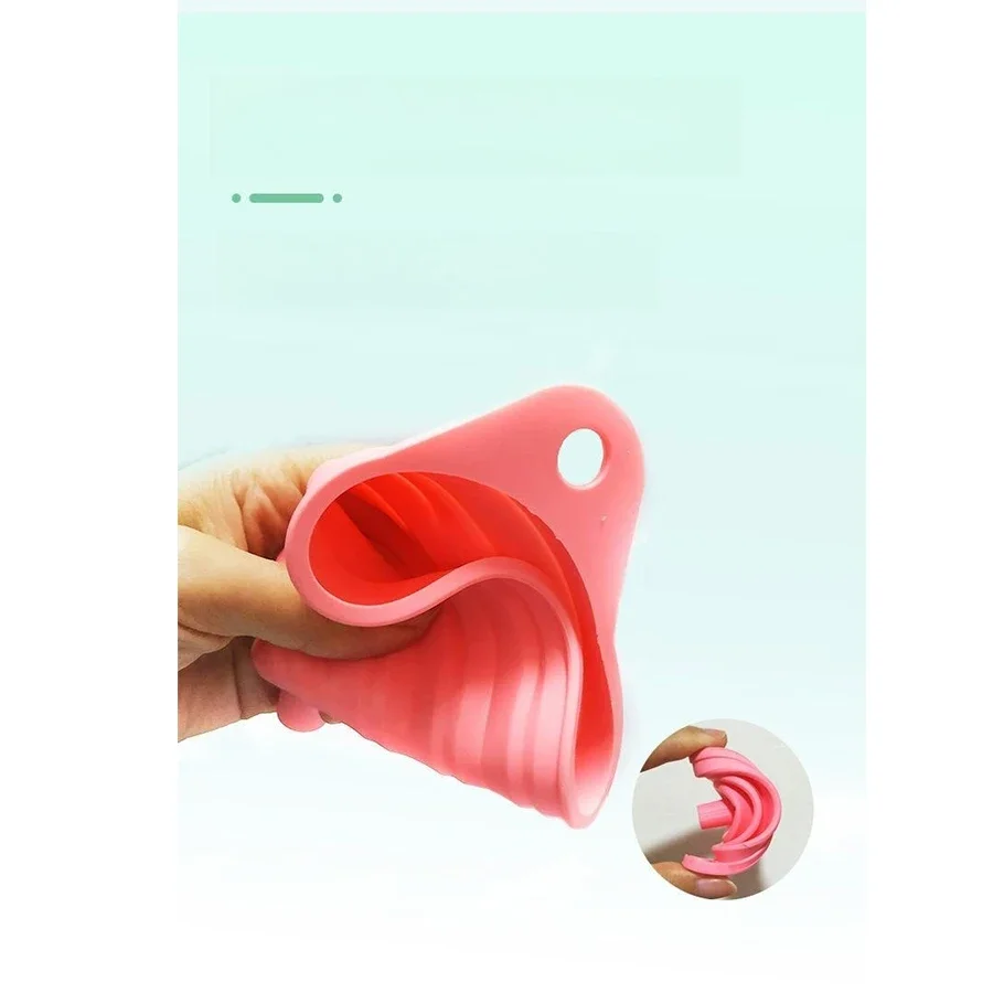 Silicone Funnel, Portable Collapsible Funnel for Filling Water Bottles, Liquid Transfers, Kitchen Gadgets Accessories