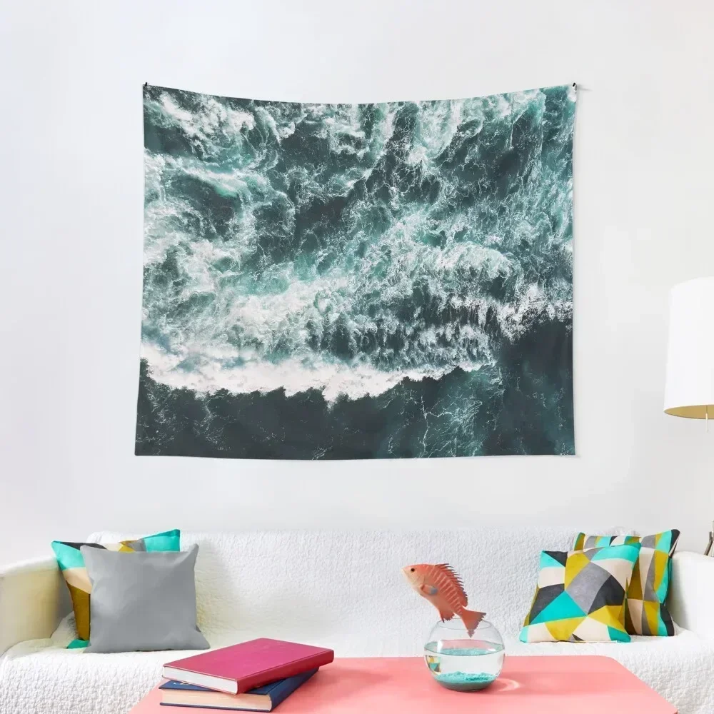 Blue Ocean Waves Tapestry House Decor Cute Room Decor Bedroom Decor Home Supplies Tapestry