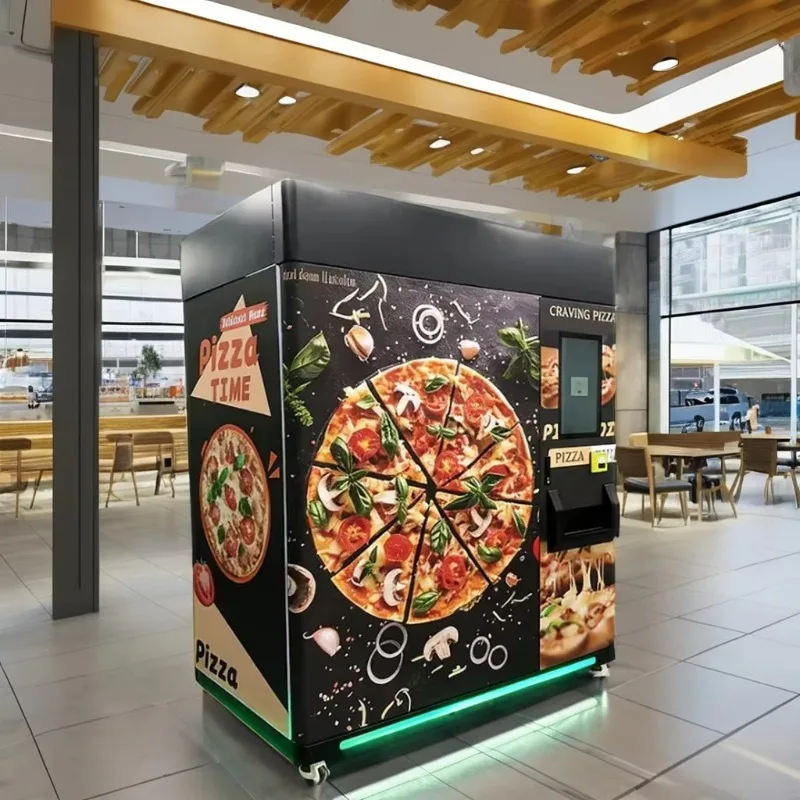 Smart parcel delivery pizza vending machine coin-operated transaction card self-service pizza vending machine fully automatic
