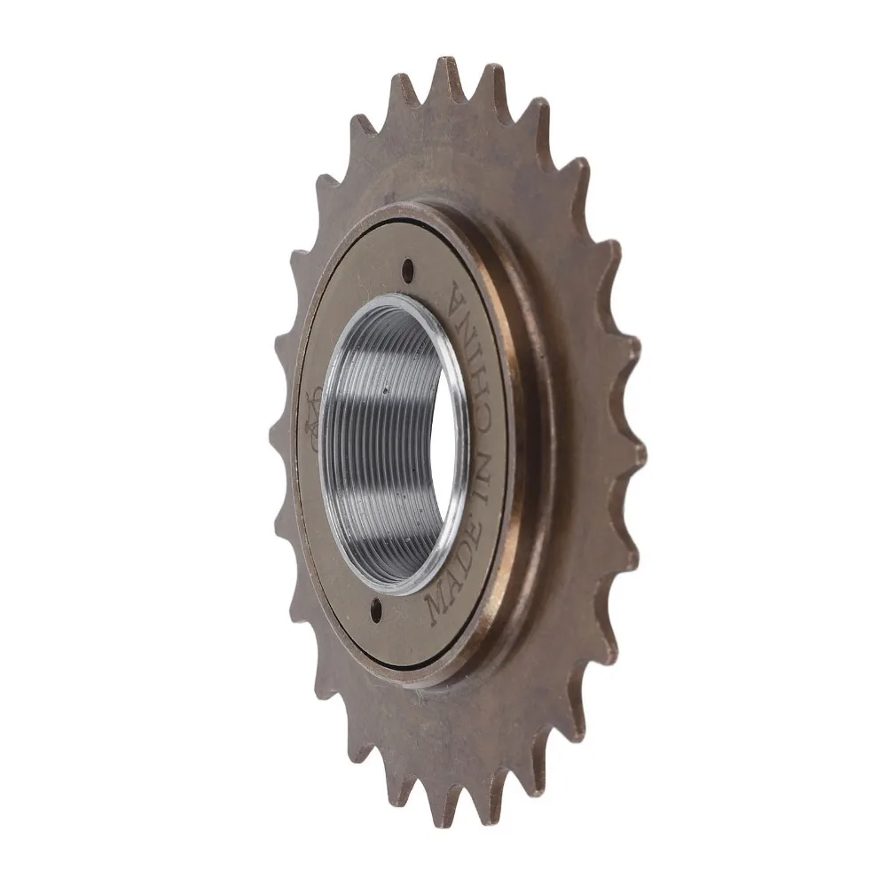 

24 Teeth Bike Freewheel 10cm OD Steel Bike Freewheel Replacement Lightweight Easy Installation Single Speed Bike Freewheel