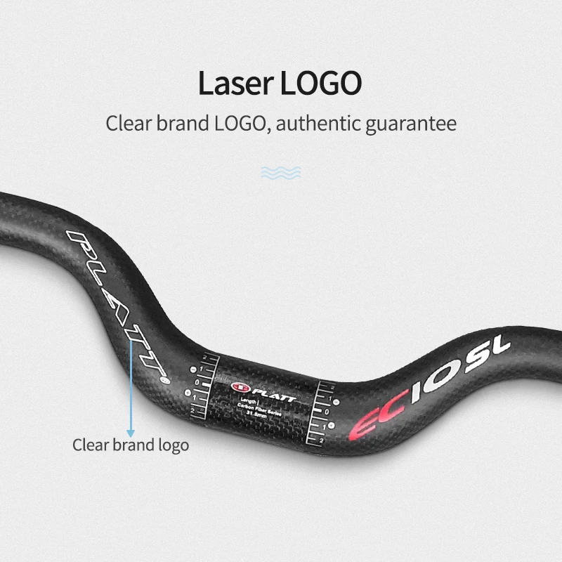 Full Carbon Fiber MTB Bicycle Handlebar Riser Handle Bar 25.4 31.8 600mm to 540mm Ultralight Mountain Folding Road Bike Parts