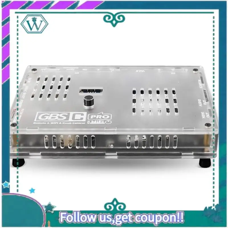 A75Q-GBS Control Pro Video Converter For Game Consoles Scart RGBS Ypbpr VGA Composite AV SV To Compatibility GBSC Remote