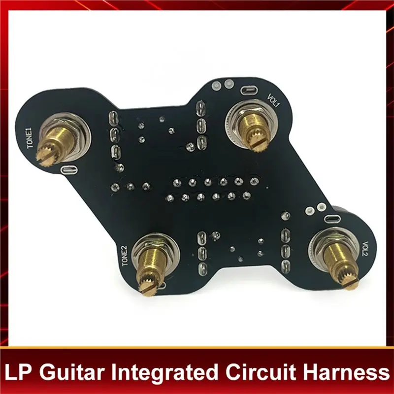 A51Q-Guitar Circuit Wiring Harness 2T2V Guitar Circuit For LP Style Guitar Plug And Play