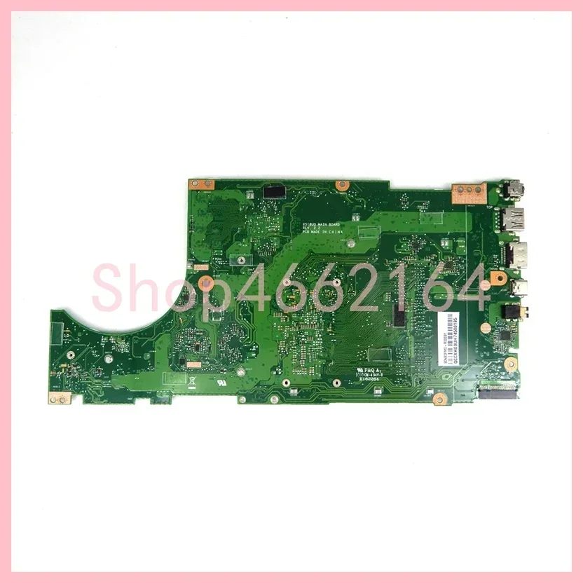 Płyta główna procesora X510UQ/UN i3/i5/i7 dla ASUS X510U/UQ/UQR X510UR X510UN/UNR X510UF S510UR S510UN S510U X510UA S5100UQ płyta główna — zdjęcie 3