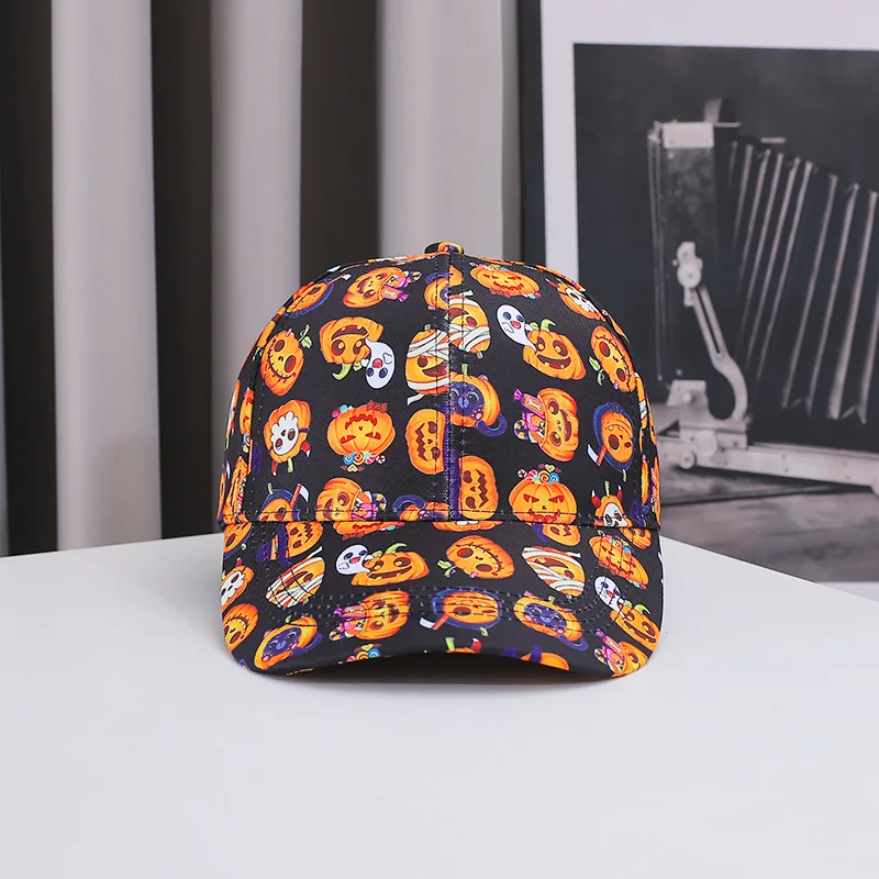 Halloween baseball cap, suitable for outdoor leisure, with sun protection function. Fashionable in style  It is very popular
