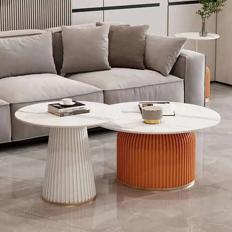 

Creative Tables Large Bedroom Simple Designer Coffee Breakfast Coffee Table White Entryway Large High Table Basse Home Furniture