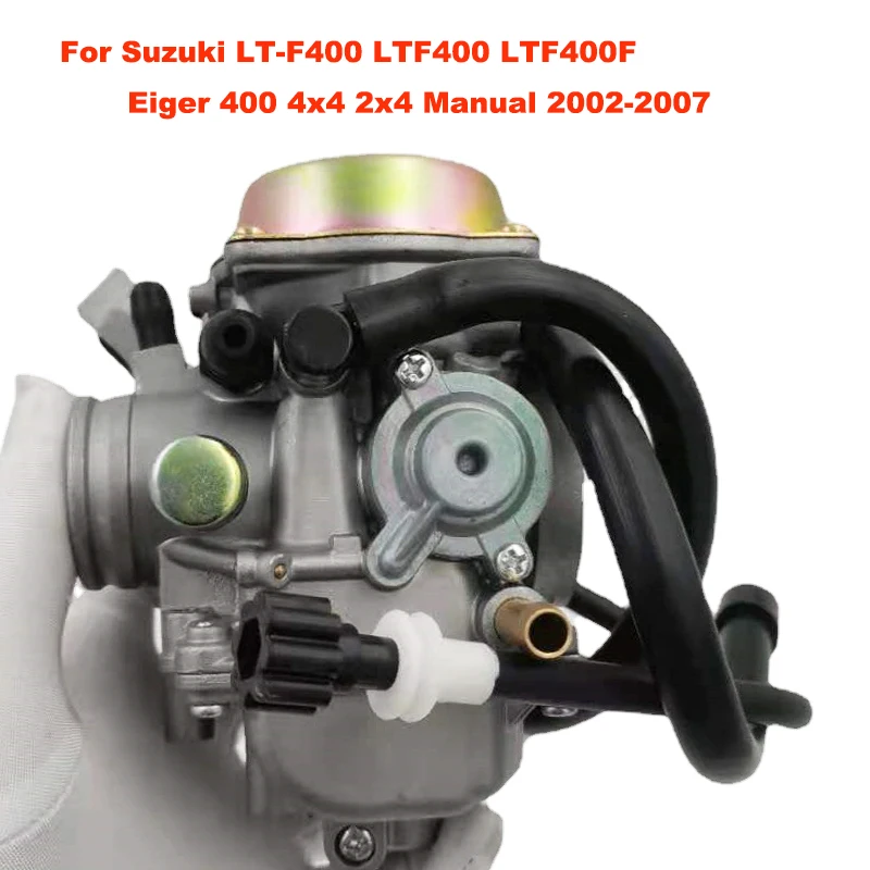 Carburetor For Suzuki LTF400 LT-F400 LTF400 LTF400F Eiger 400 4x4 2x4 Manual 2002-2007 Carburador LT 400 Vergaser ATV Quad 400cc