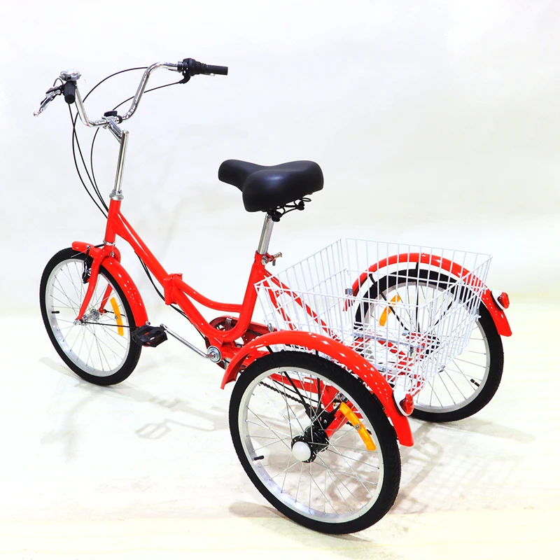 

Manufacturer 3 Wheel Trike Small Folding Tricycle Bicycle 3 Wheel Bicycle 20 "cheap Adult Goods Tricycle