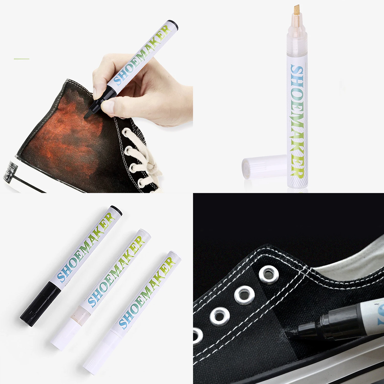 Premium Midsole Paint Marker Sneaker Renew Repair Pen Sports Shoes Whitening Pen Quick Drying Portable Shoe Cleaner