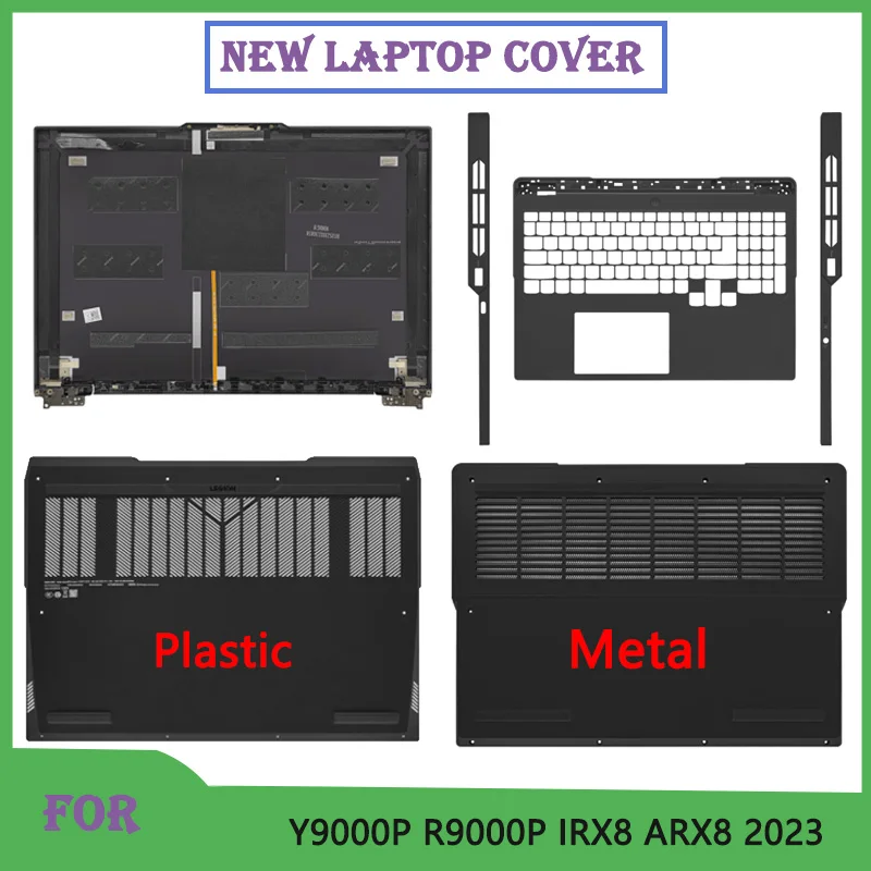 y9000p-r9000p-2023-irx8-arx8-ノートパソコン用-lcd-バックカバー-パームレスト-上部-下部-ベースケース-交換用カバー-プラスチック製