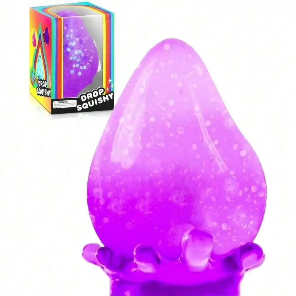 Dreamy Swirl Water Drop Cube Squishy Toy Malt Sugar Slow Rising Squeeze Ball Sensory Fidget Toy Anti-Anxiety Office Desktop Stress Relief Decor Novelty Gadget For Teens Adults