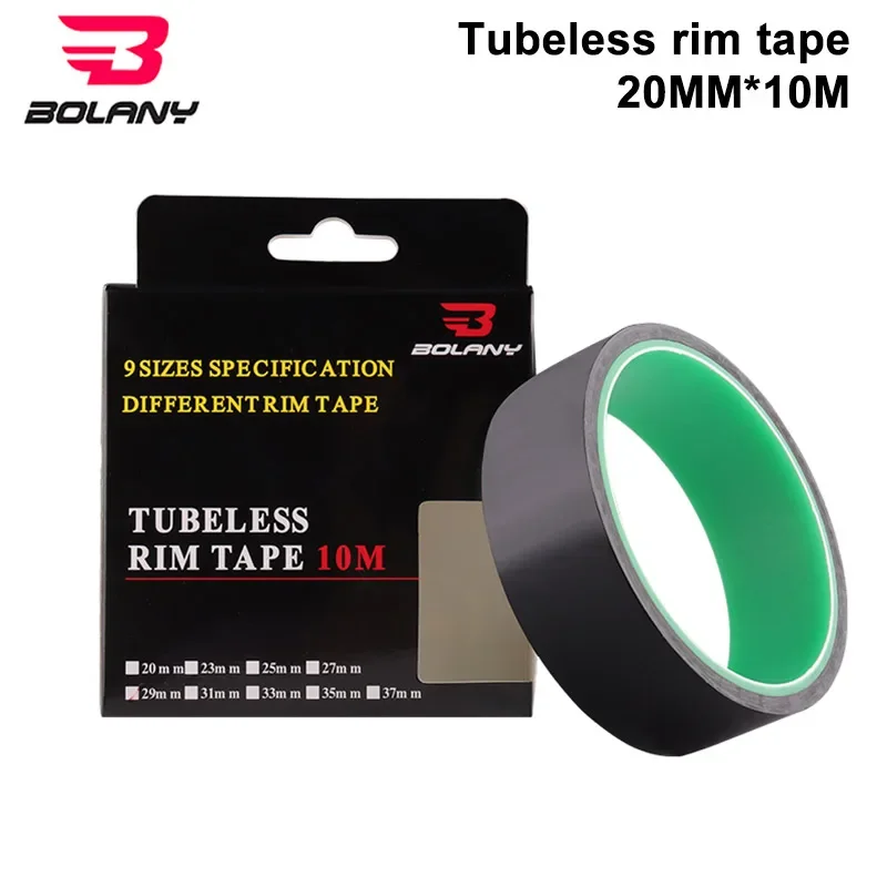 Bicycle Tubeless Rim Tape Width 18/21/23/25/27/29/31/33/35mmx10m Vacuum Ring Lining Belt Tire Sealing Tire Pad Tape