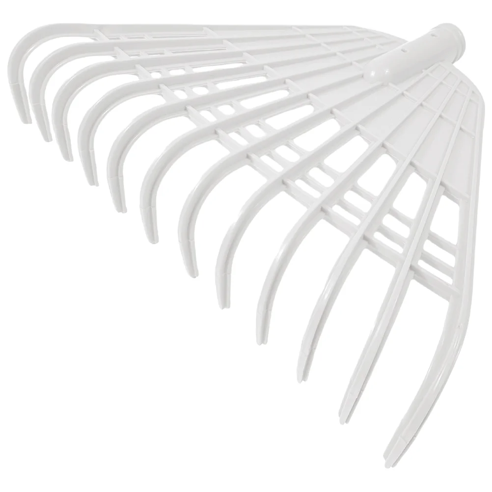 

Artificial Turf Grass Weeding Rake Hand Garden Tool Tools White Leaf Rakes for Lawns Heavy Duty