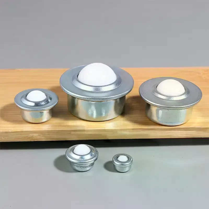 /PFU/Hardware Nylon Ball Caster CY-8H/12H/15H/22H/30H Universal Nylon Ball Pulley Casters Steel Eye Round Wheel Furniture