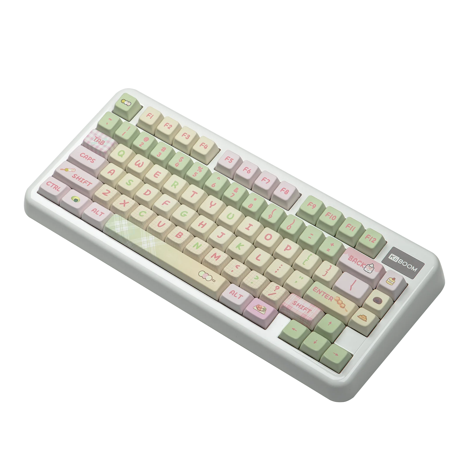 مجموعة KiiBOOM x Ydmochi Sweet Dango Dream Keycap 142 MDA Profile 5-Side Dye-Sublimation PBT Keys متوافقة مع أغطية مفاتيح MX
