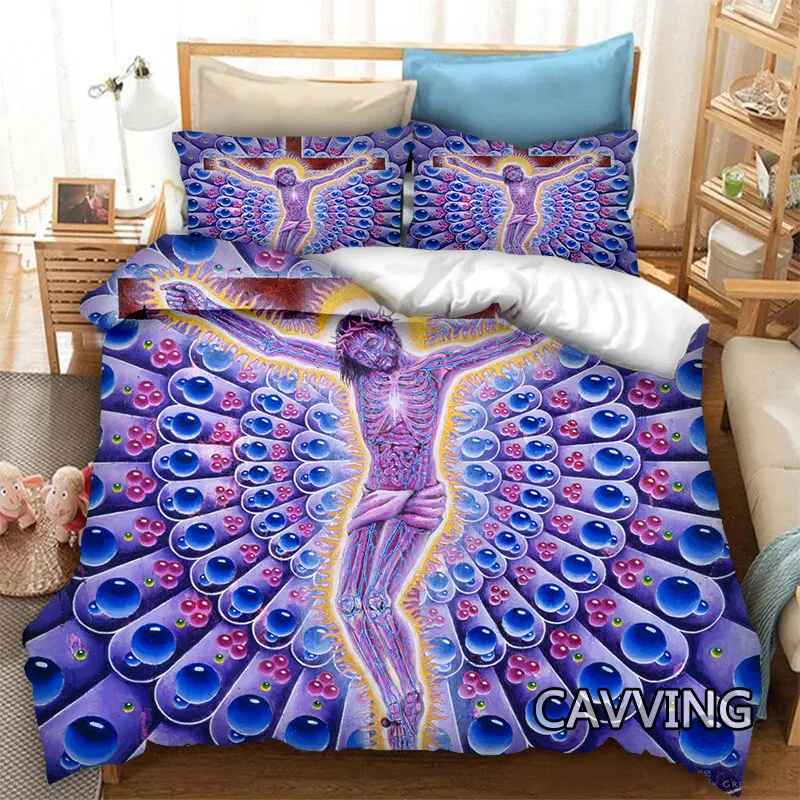 Psychedelic Trance Music LSD  3D Printed Bedding Set Duvet Covers & Pillow Cases Comforter Quilt Cover (US/EU/AU Sizes)