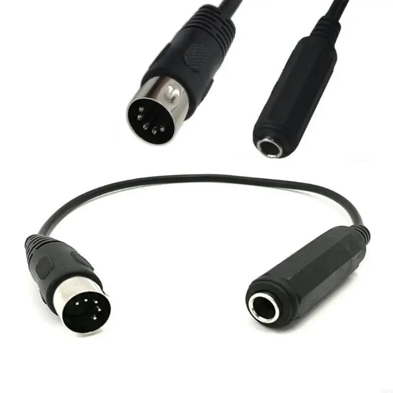 G8TA 30 см/11,81 дюйма 6,35 мм до DIN 5PIN CABLE SABLES -CONNENTOR