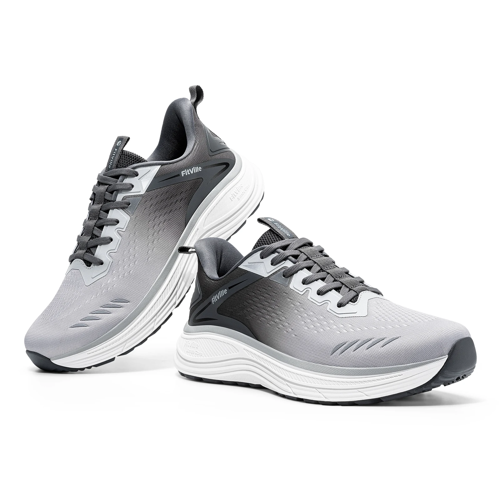 FitVille – baskets extra larges pour hommes, chaussures de course athlétiques respirantes à coussinets max, chaussures de sport pour entraînement en salle de sport et cross-training
