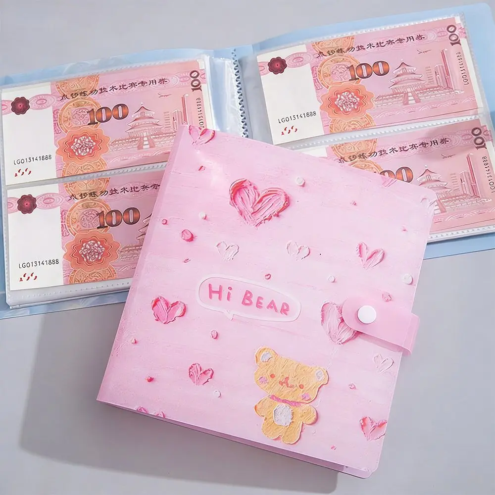 New High Quality Save Money 200 Envelopes Money Saving Challenge Waterproof Oil Painting Savings Binder Portable Reusable