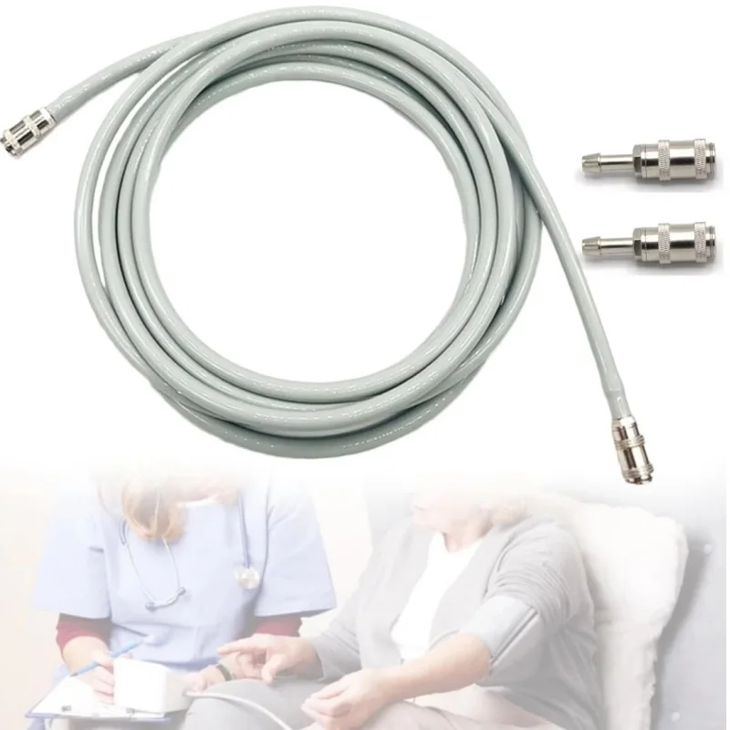 NIBP Hose Reusable Single Tube Blood Pressure Tubing Pressure Interconnect Tube for Mindray CM1904 Patient Monitor Self Locking - view 3