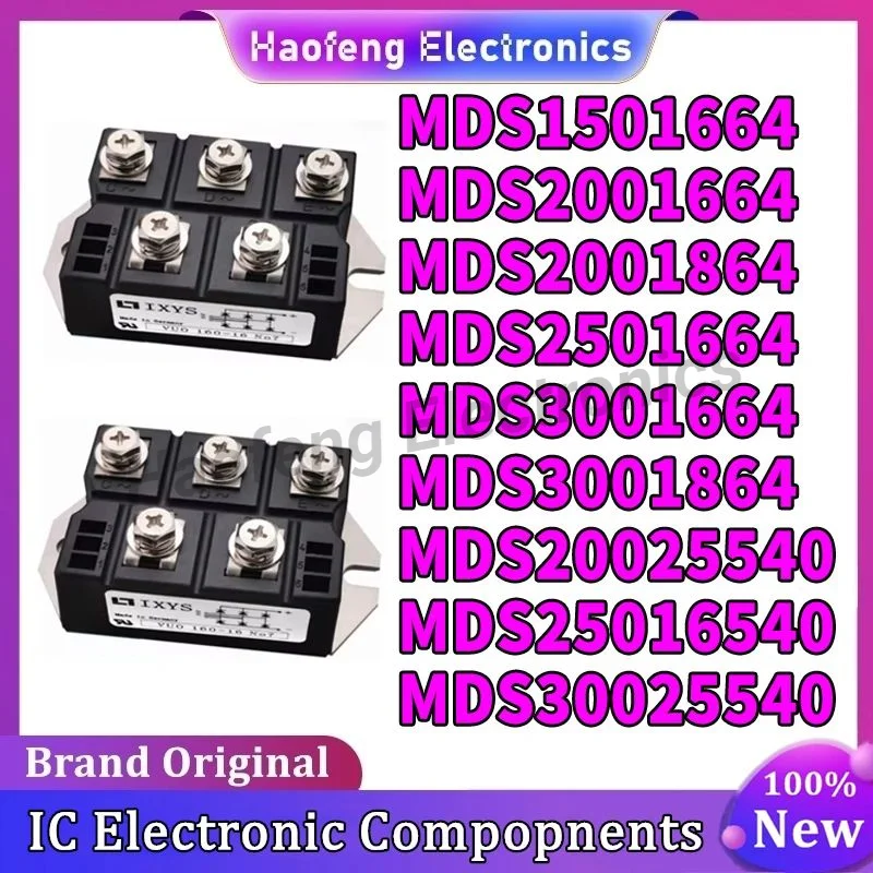 

MDS1501664 MDS2001664 MDS2001864 MDS2501664 MDS3001664 MDS3001864 MDS20025540 MDS25016540 MDS30025540 IGBT Module IN STOCK