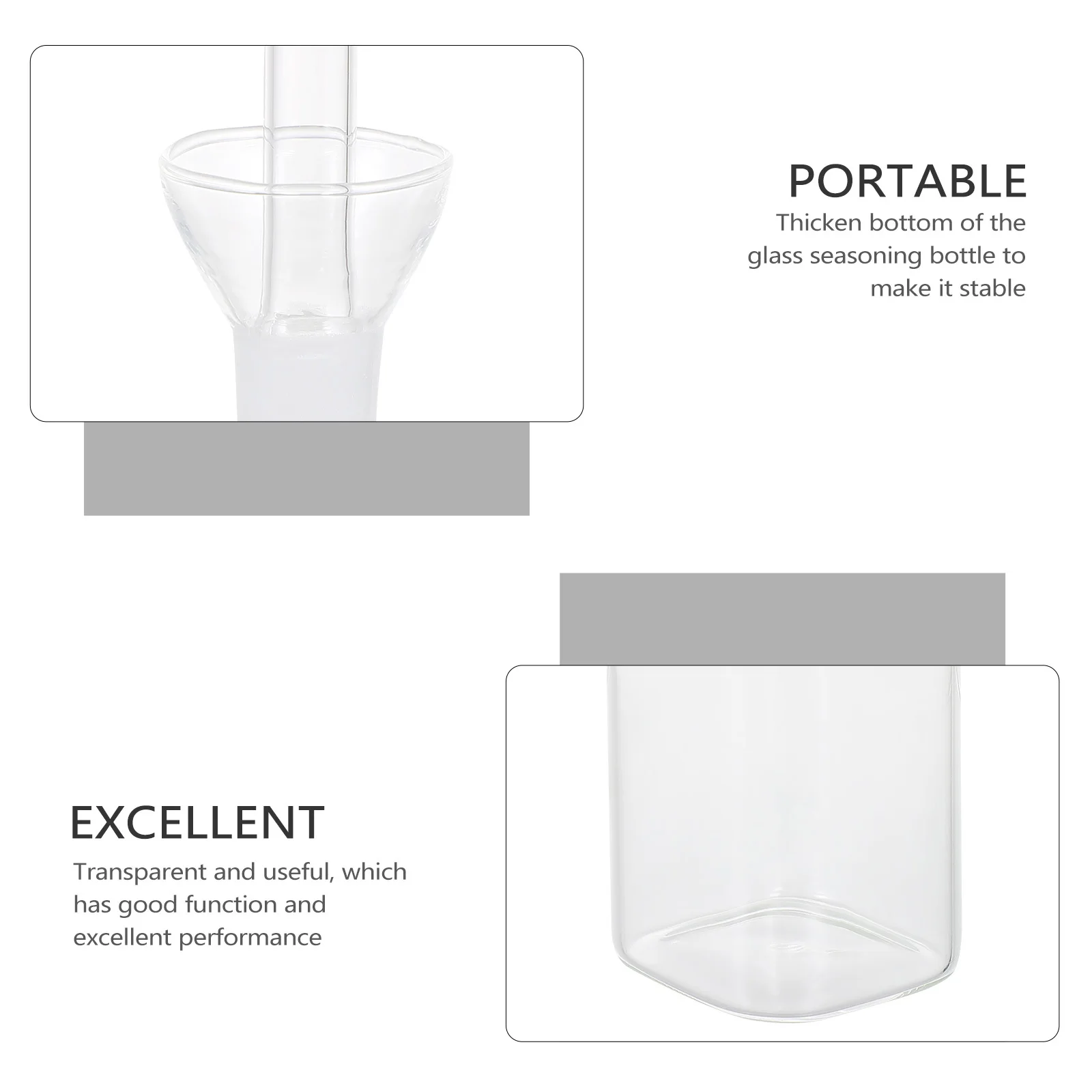 

Oil Bottle Practical Condiment Household Glass Simple Creative Kitchen Seasoning