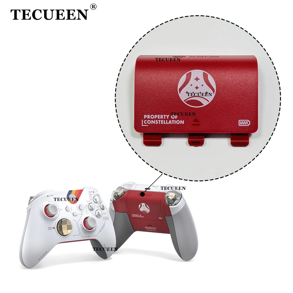

For Xbox Series X/S Controller Replacement Battery Cover for Star Wireless Controller Housing Shell Case Lid Repair Parts DIY