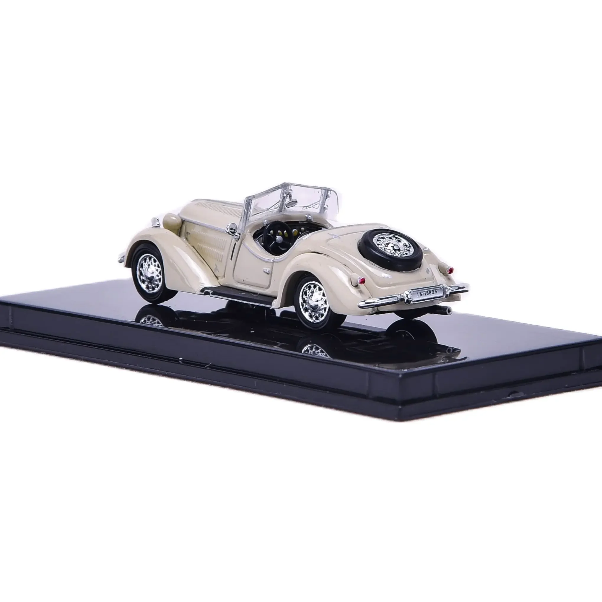 1:87 Simulation Scale Classic Wanderer W25K Roadster 1936 Vintage Injection Car Model Toys Collection Gift