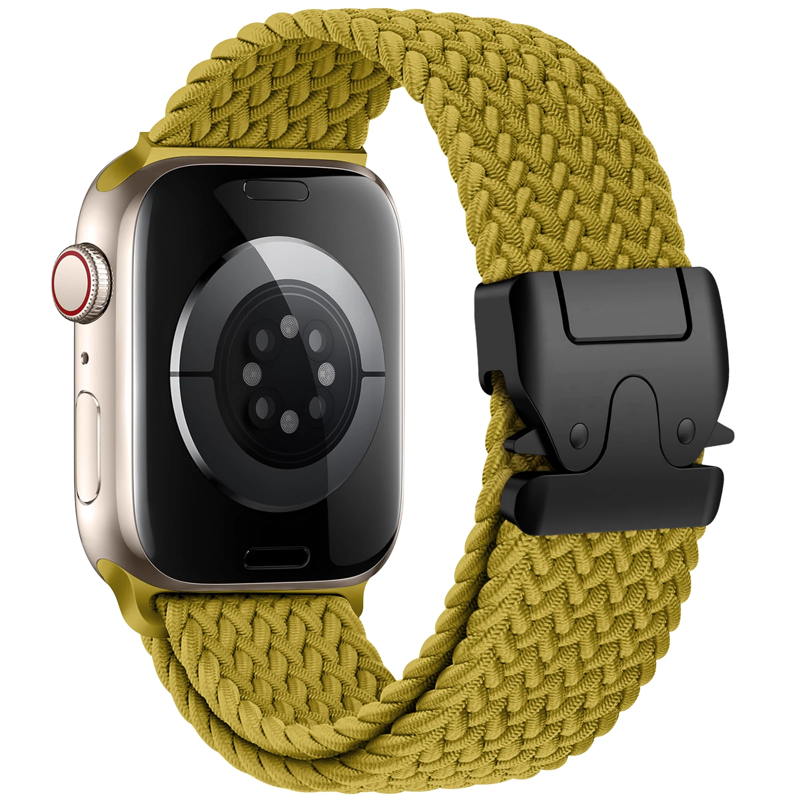 Fallschirmarmband für Apple Watch Ultra 4 3, 49 mm, 46 mm, 42 mm, 45 mm, 44 mm, geflochtenes Armband, iWatch Series 12, 11, 10, 9, 8, SE, 7.