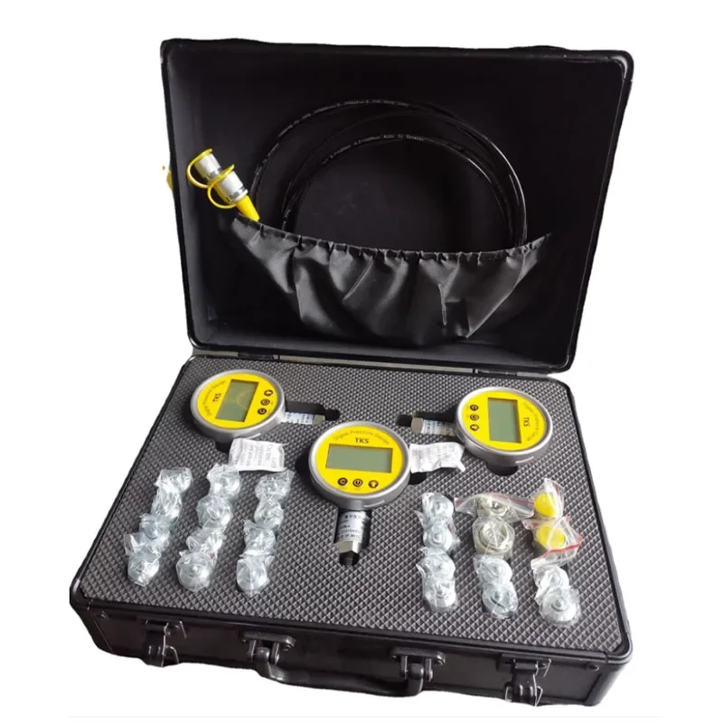 XZTK-60M Excavator Hydraulic Pressure Test Kit  for most brand excavator, Hydraulic Test Point coupling,Digital pressure guage