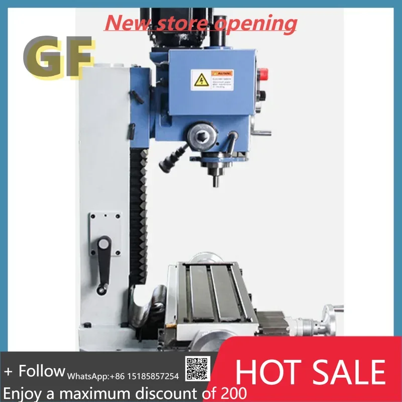 

ZX32G Высокоточный вертикальный сверлильный станок с колонной Настольная дрель Фрезерный сверлильный станок с переменной скоростью