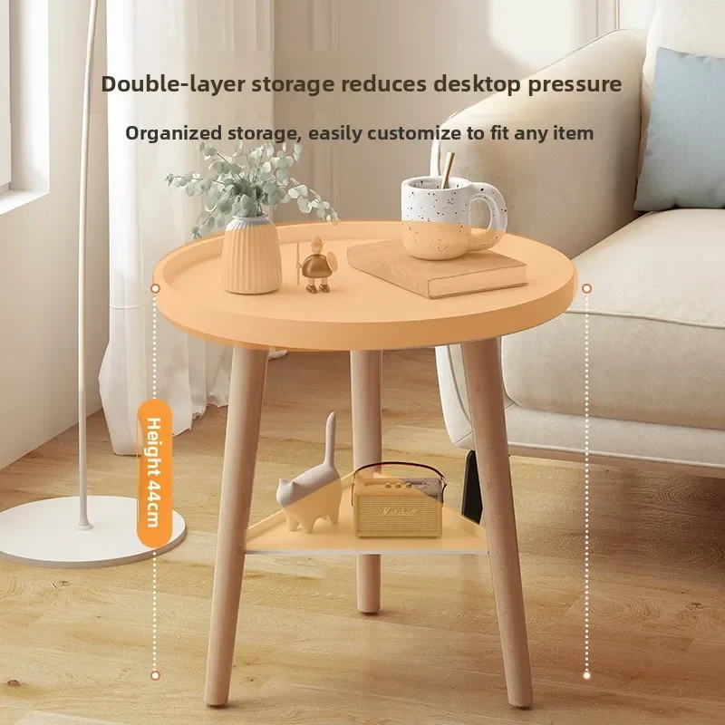 

Sofa side table Living room Coffee table Rental room Modern small table Bedroom bedside rack