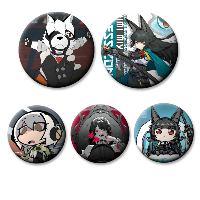 Anime Z-Zenless Zone Zero Peripheral Creative Brooches Cartoon Enamel Pins Handmade Badge for Clothes Accessories Backpack Decor