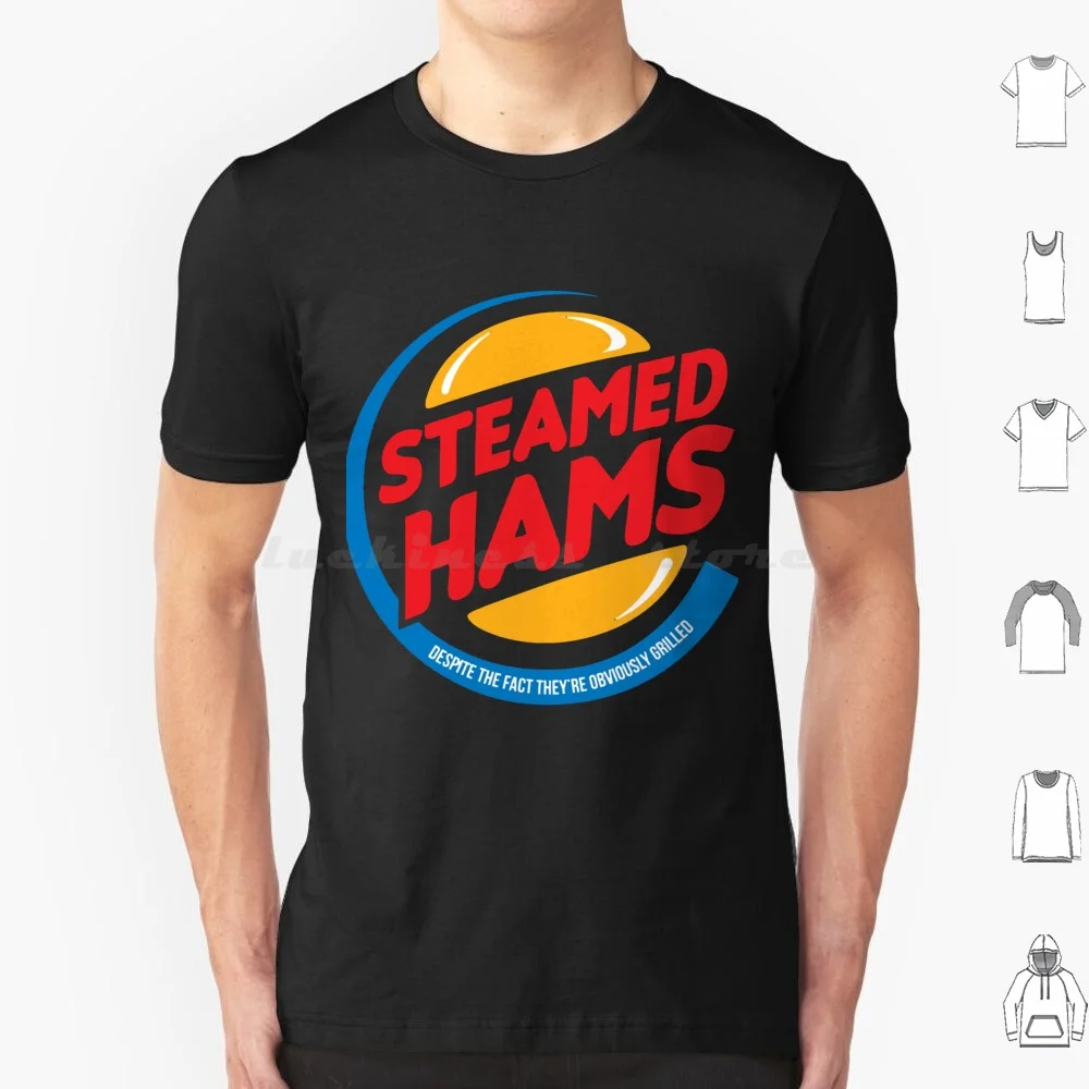 Steamed Hams T Shirt Big Size 100% Cotton Back To Winnipeg Bottom Steamed Hams Maybe Its The Beer Talking Homer Bart Burns Monty