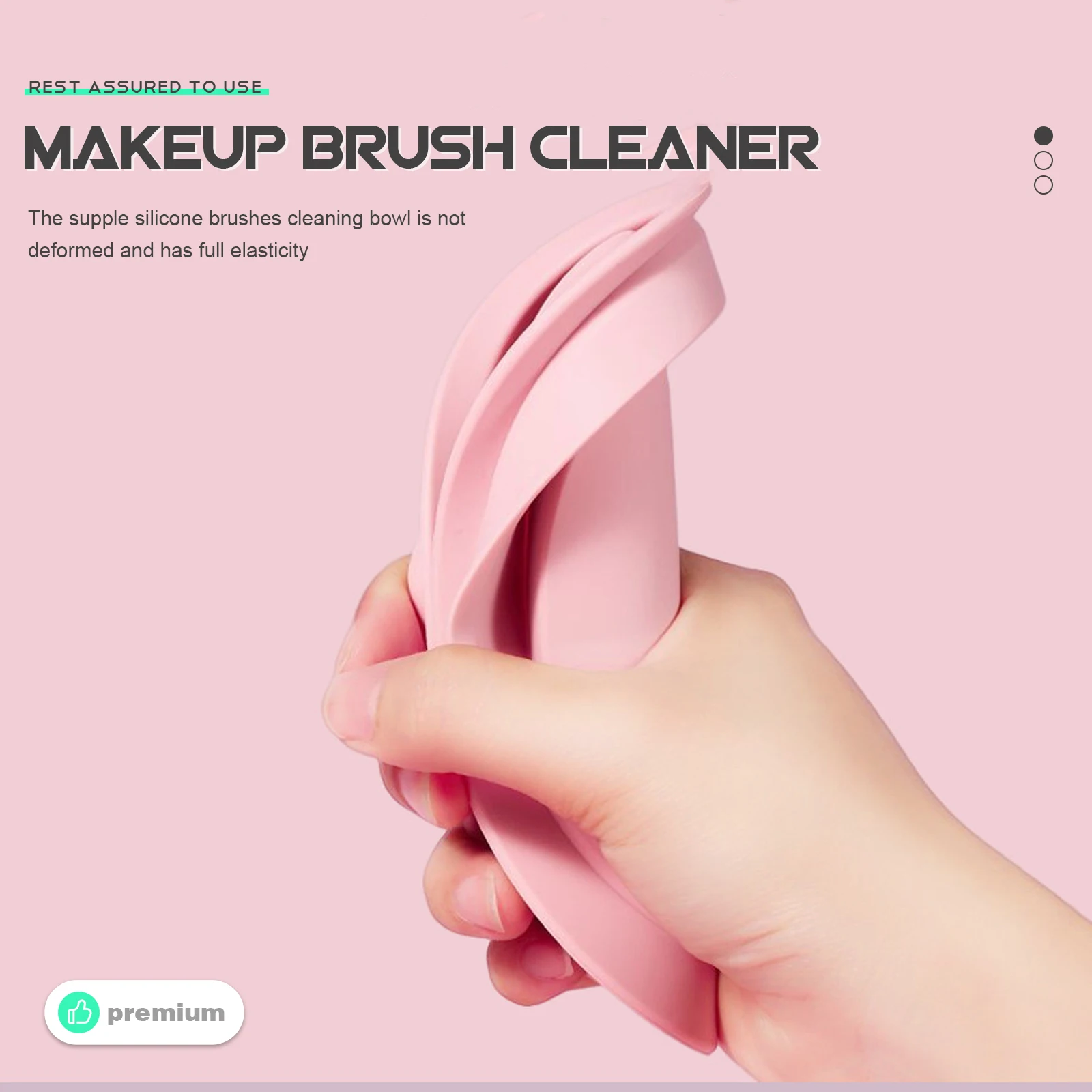 

Makeup Brush Mat Silicone Bowl Foldable Brush Cleaner Mat Tools Eyeshadow Brow Brushes Cleaner Foldable Drying Hanger Basket