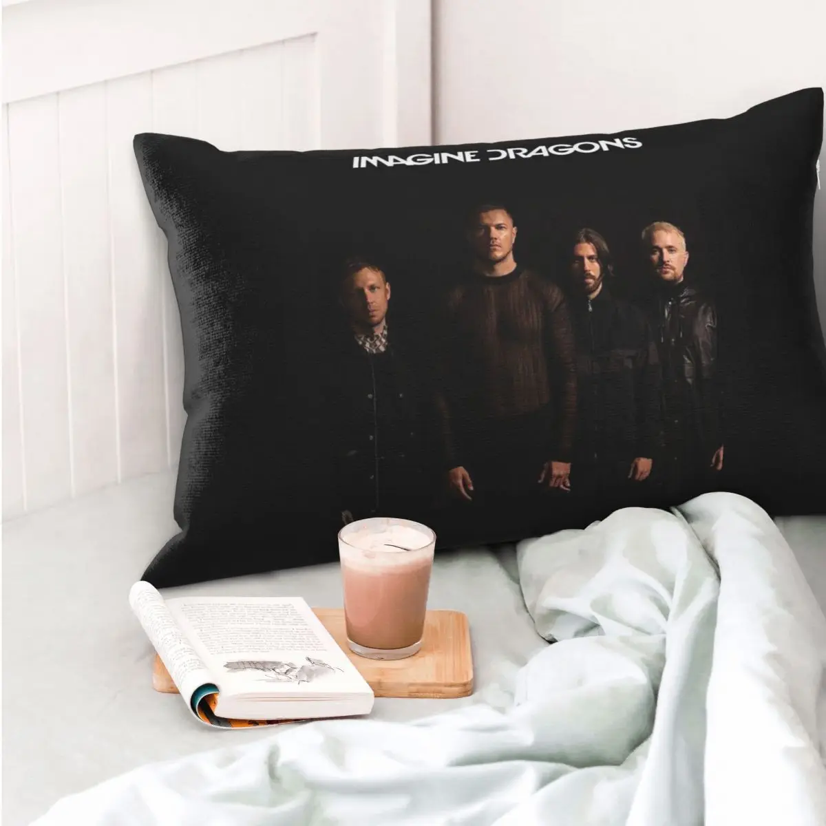 Imagine Dragons Band Loom Tour Rectangle Pillowcase Cushion Cover Decorative Bedroom Bed Home Comfort Throw Pillow