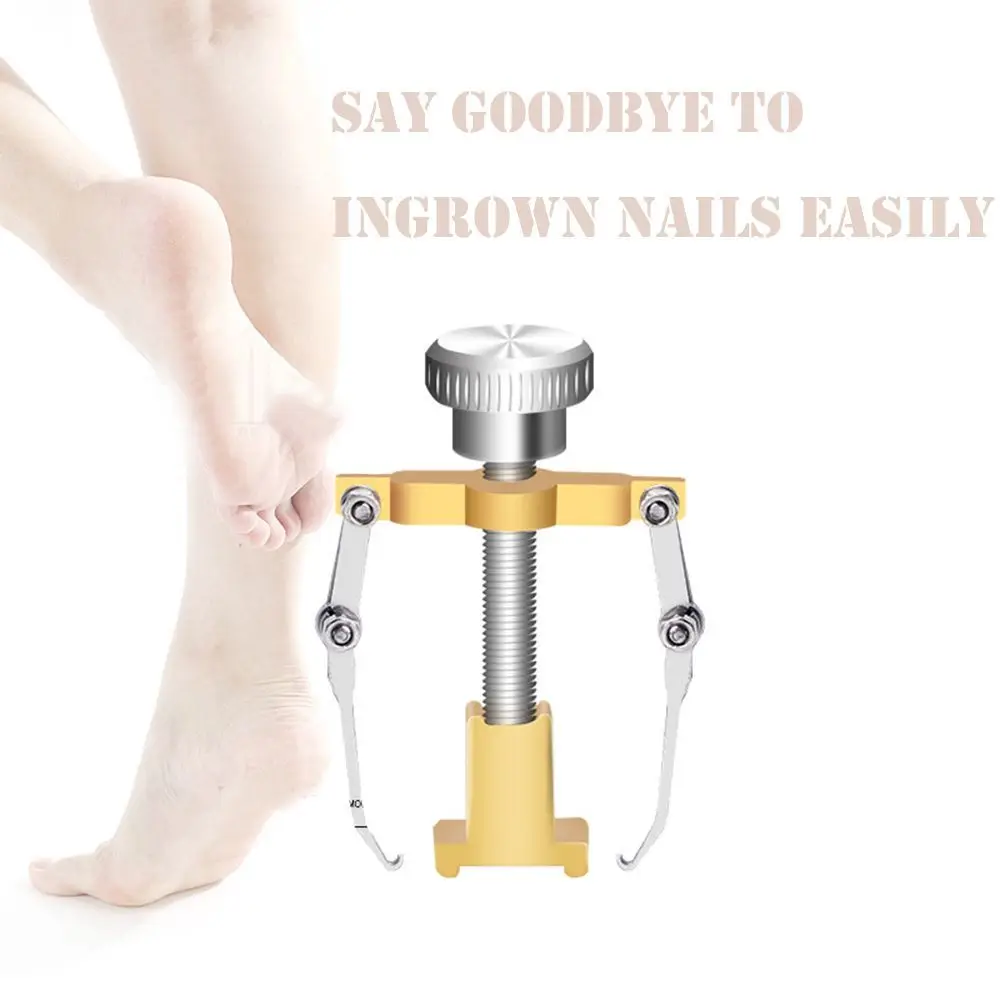 Aço inoxidável ferramenta de correção unha, pé Nail Care, Ingrown Toe, Pedicure Tool, remodelado