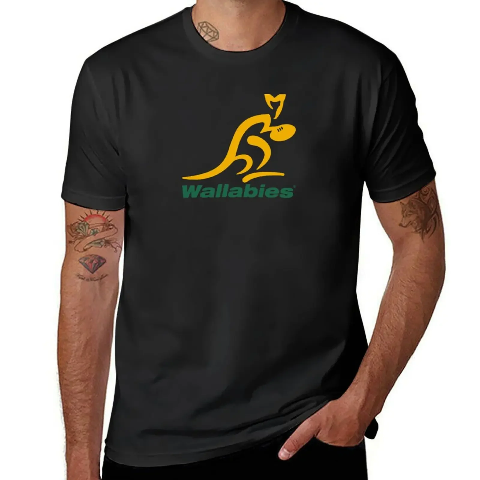 Wallabies T-Shirt customizeds oversized t shirt mens clothes