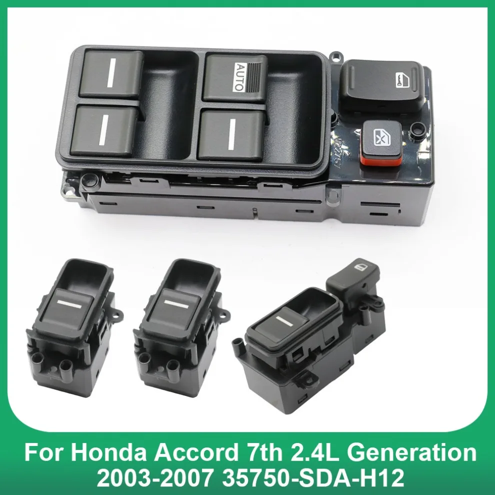 35770-SDA-A21 For Honda Accord 7th 2.4L Generation 2003-2007 Electric Window Switch Glass Button Control 35750-SDA-H12