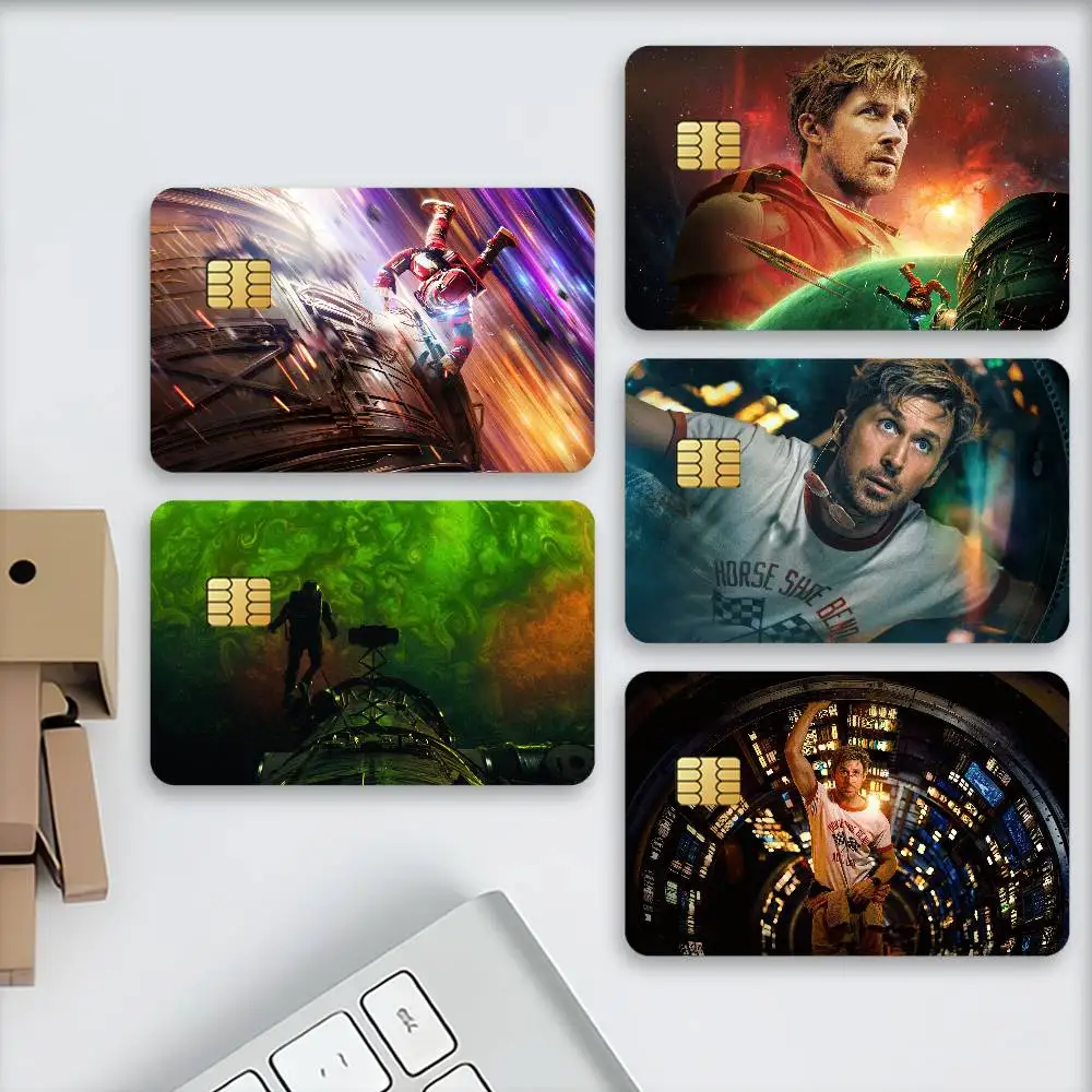 Film P-Project Hail M-mary Waterproof Card Stickers For Credit Cards Debit Cards And Transit Cards 4pcs
